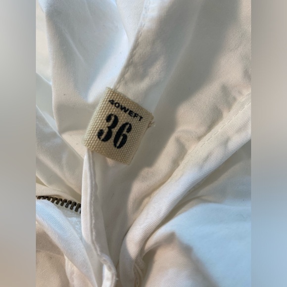 Men’s 40 Weft White Cotton Shorts - Picture 9 of 10